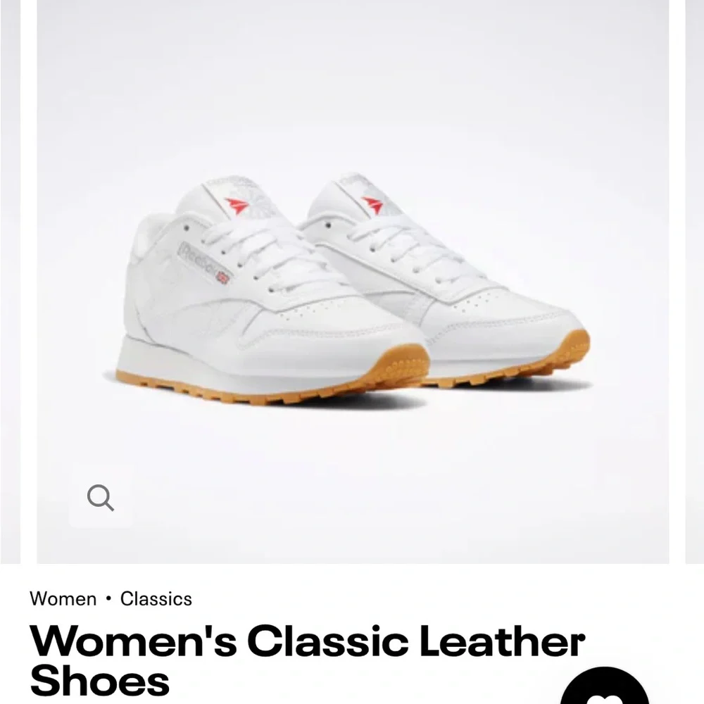 Reebok Women’s Classic Leather Shoes - Size 6 - Picture 5 of 5